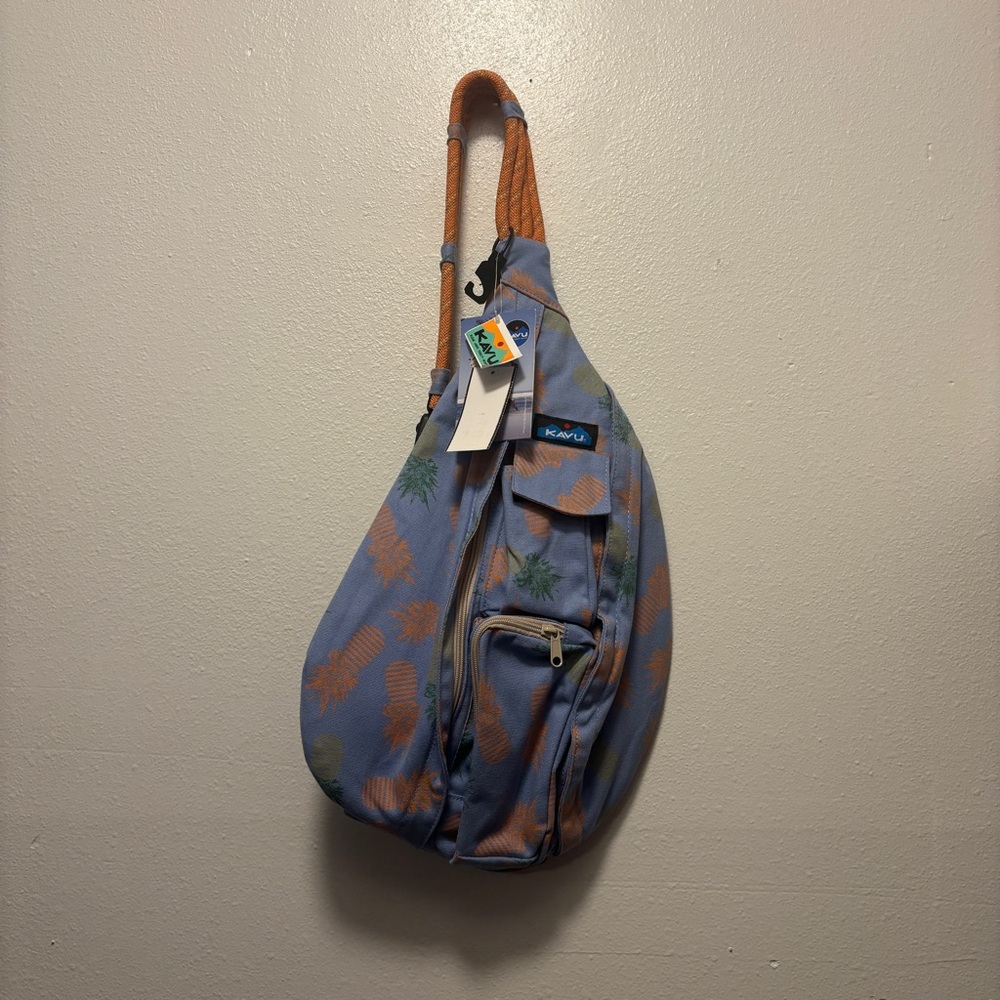 NWT KAVU Rope Bag - Pineapple Pirouette